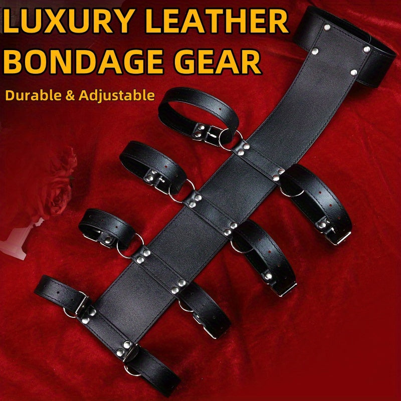 BDMS Restraint Strap Kit for Couples Bed Sex Toys with Adjustable Straps and Handcuffs, Restraint Accessories for Couples