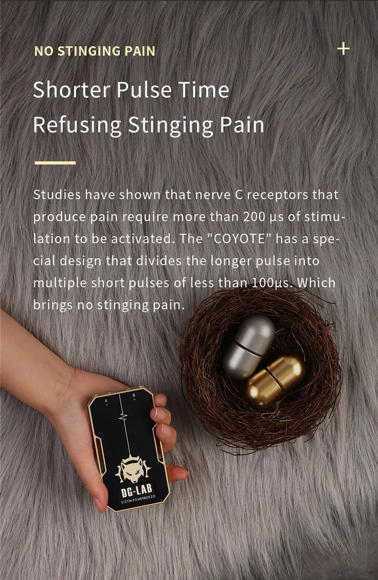 DG-LAB 3.0 E-Stim Power Box "PawPrints" Wireless Button APP Control Electric Shock Medical Themed Sex Electrical Stimulator Toys