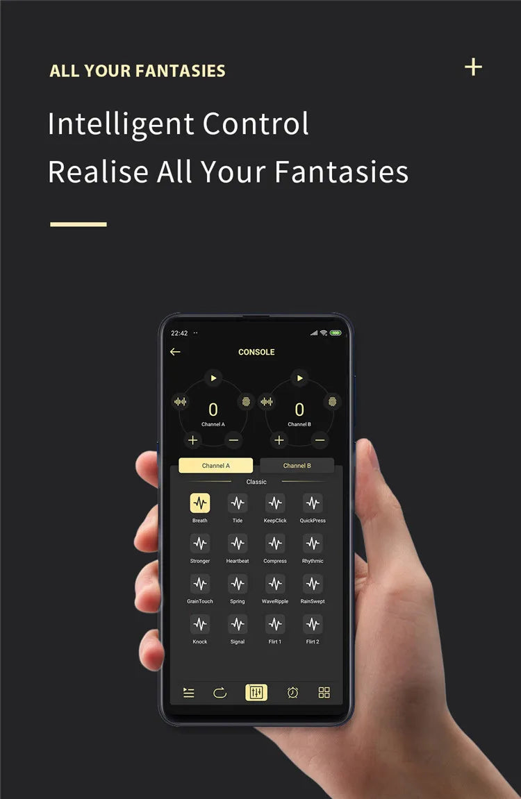 DG-LAB 3.0 E-Stim Power Box "PawPrints" Wireless Button APP Control Electric Shock Medical Themed Sex Electrical Stimulator Toys