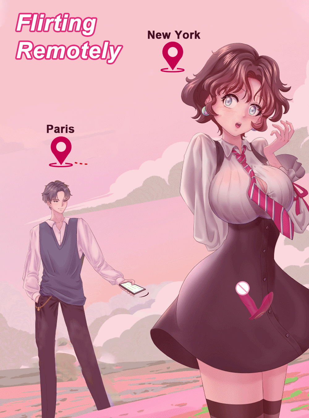 APP Bluetooth Control Vagina Vibrator Masturbation Women Clitoris Vibration Stimulator Wearable Vibrator Adult Erotica Products