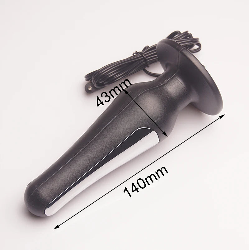 E stim Electrosex Electrostimulation Anal Butt Plug,Electric Shock Penis Cock Ring Stimulation,Electro Sex Cockring,BDSM Toys