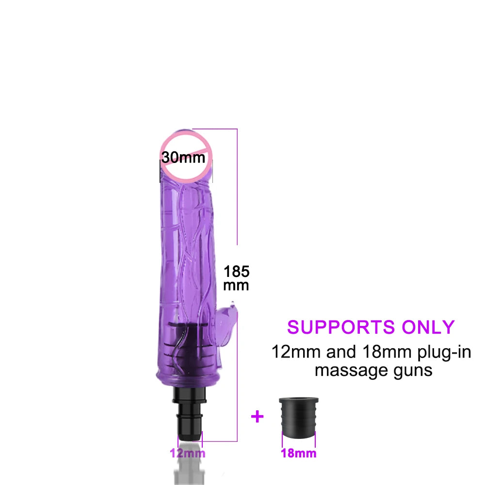 2026 Mini Massage gun Automatic Silent Sex Machine Male Female Sex Toy Masturbator Enhance Pleasure Dildo Vibrator Adult Gift