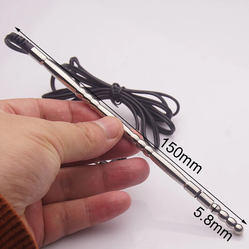 E stim Electrosex Electrostimulation Anal Butt Plug,Electric Shock Penis Cock Ring Stimulation,Electro Sex Cockring,BDSM Toys