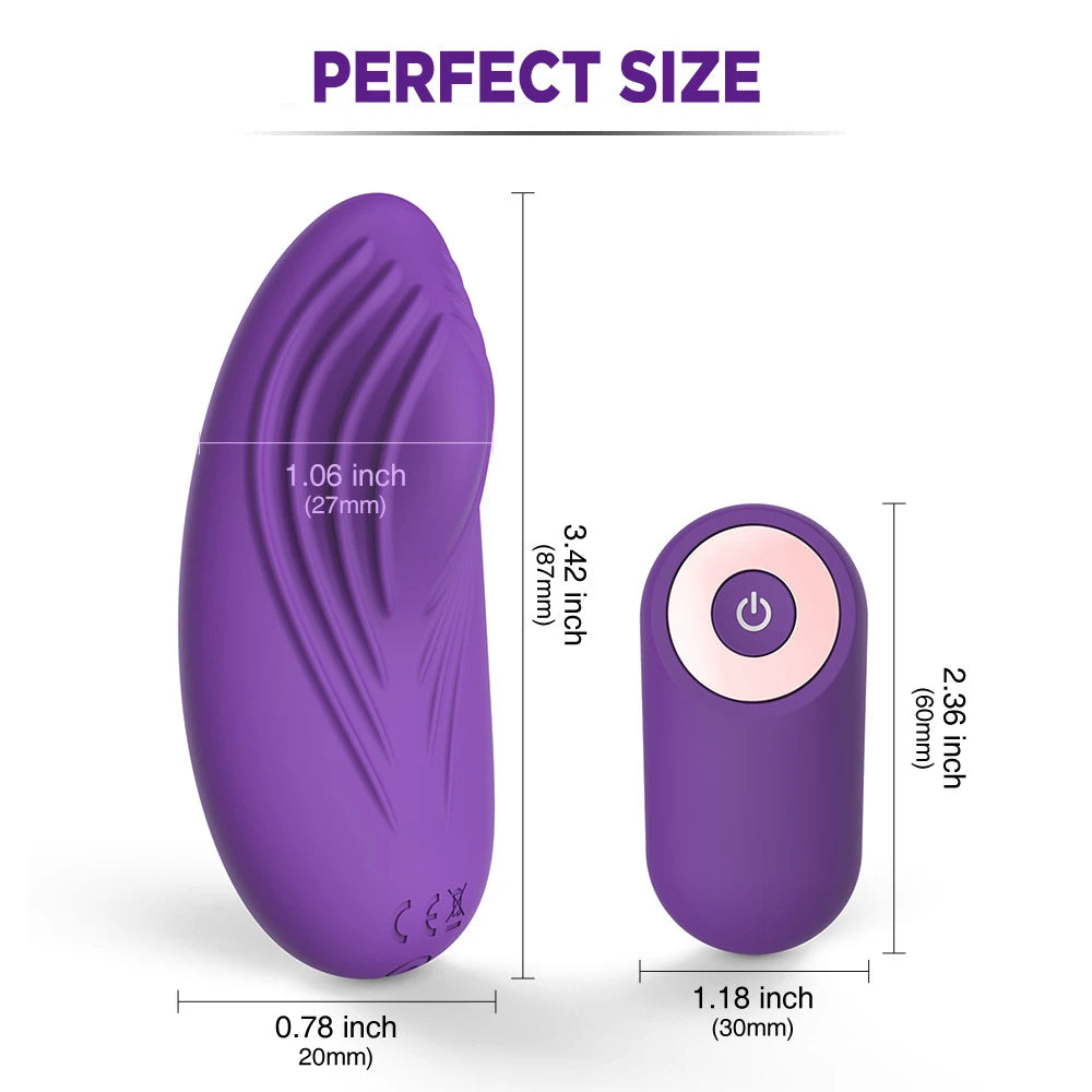Butterfly Wearable Vibrator for Women Masturbator Wireless Remote Control Clitoris Vibrating Panties Orgasm Sex Toys for Couple