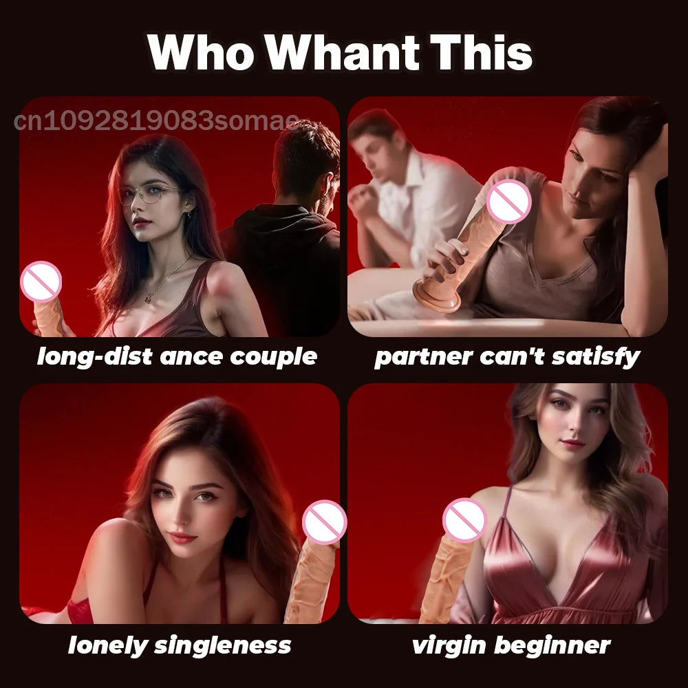 Strap On Dildo For Women Realistic Penis with Suction Cup  G-spot Anal Dildos Belt Wearable Panties Dick Sex Toys For Adult Vagi