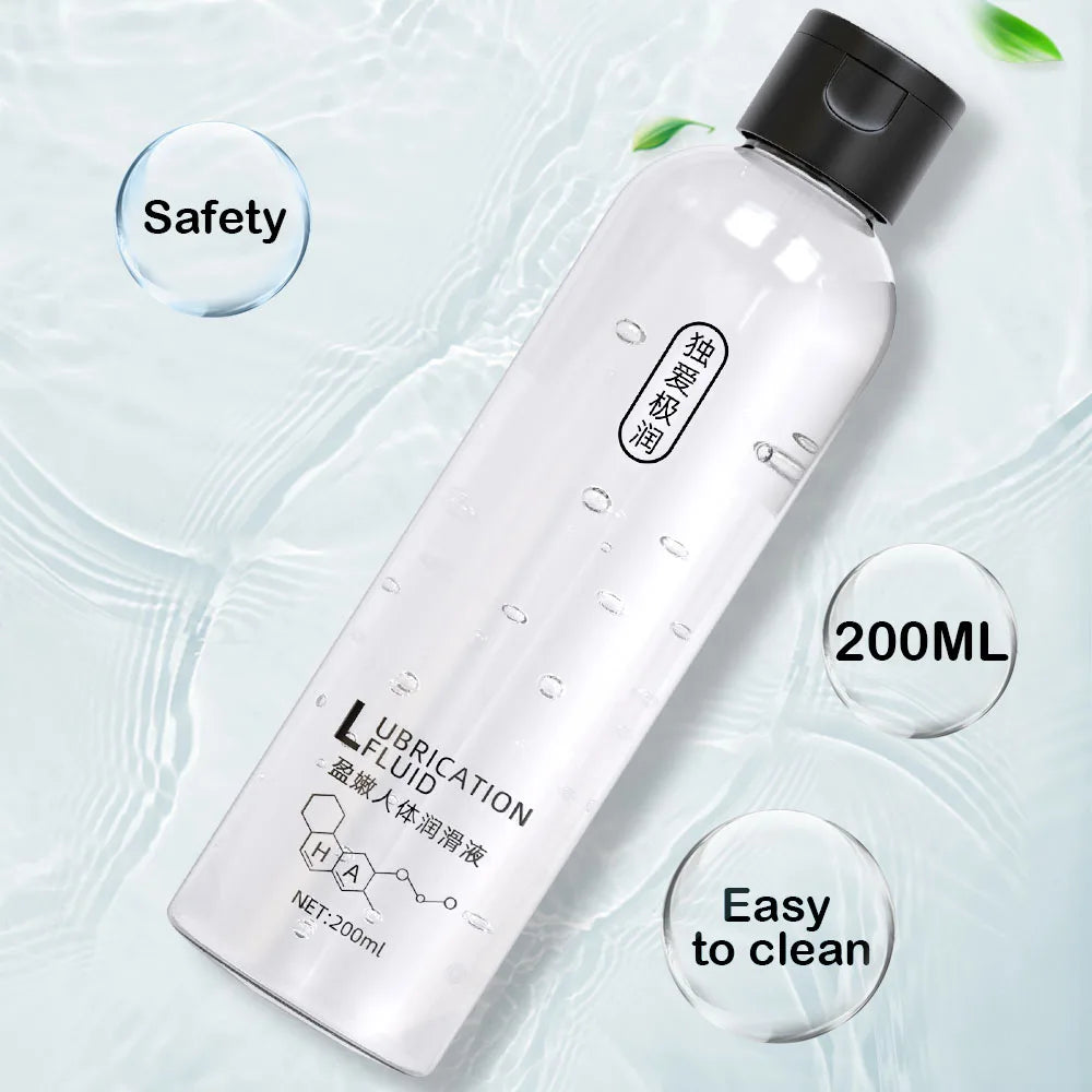 200ML Water based Lubricant Safe Intimate Gel Lube Lubricating Oil Adult For Women Men And Couple