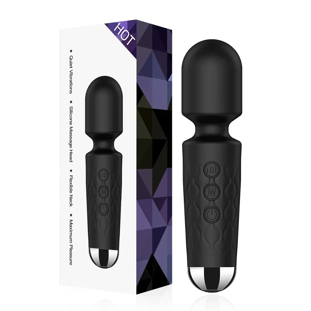 20 Speeds Powerful AV Vibrator for Women 
Mini Rechargeable Massager , Pocket Relax Vibes
Quiet operation
USB charging 
Compact design
Discreet shipping