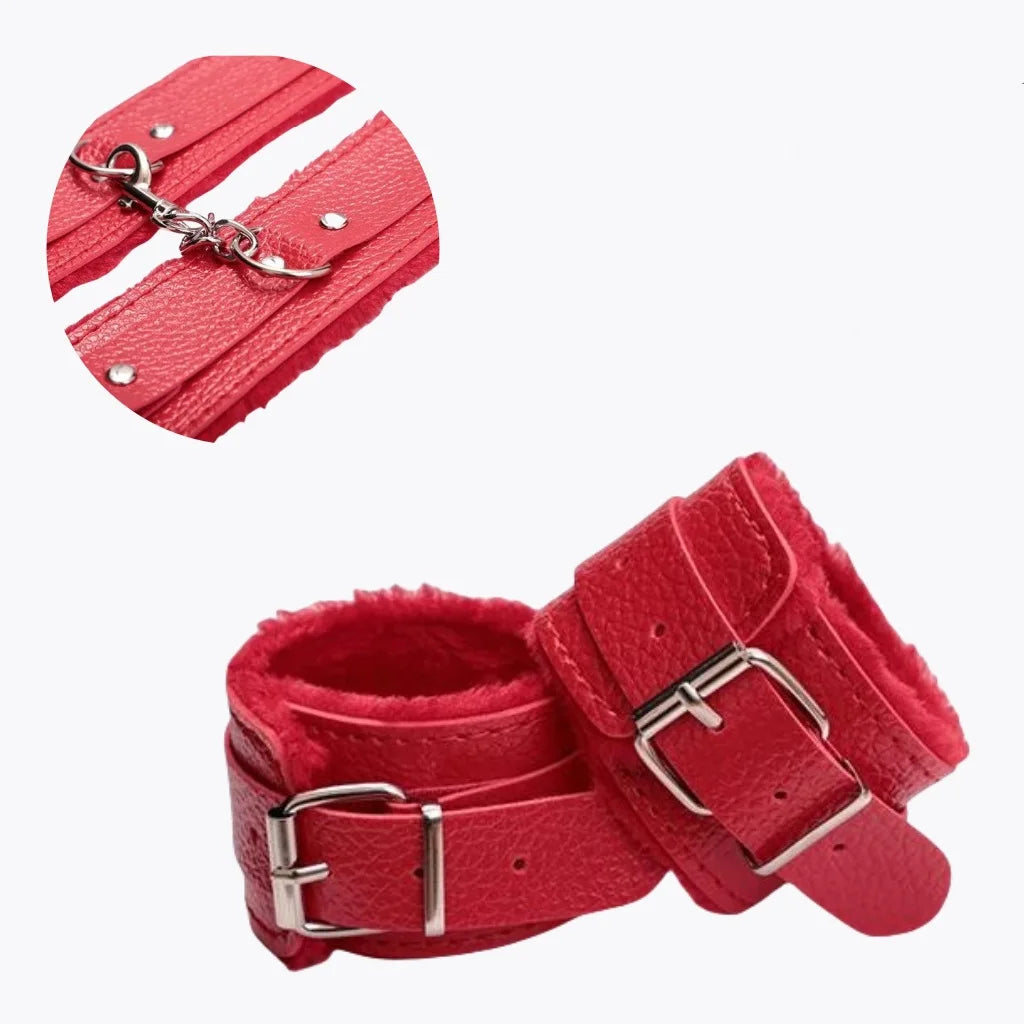 SM Handcuffs Sex Ankle Cuff BDSM Bondage Restraints Soft Plush Handcuff Adult Game 18+ Erotic Couple Sextoy Sex Supplies Shop