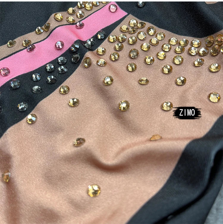 stage sexy blue pink rhinestones long sleeve jumpsuit women pole club Leotard Dance birthday party DS Singer drag queen Costumes