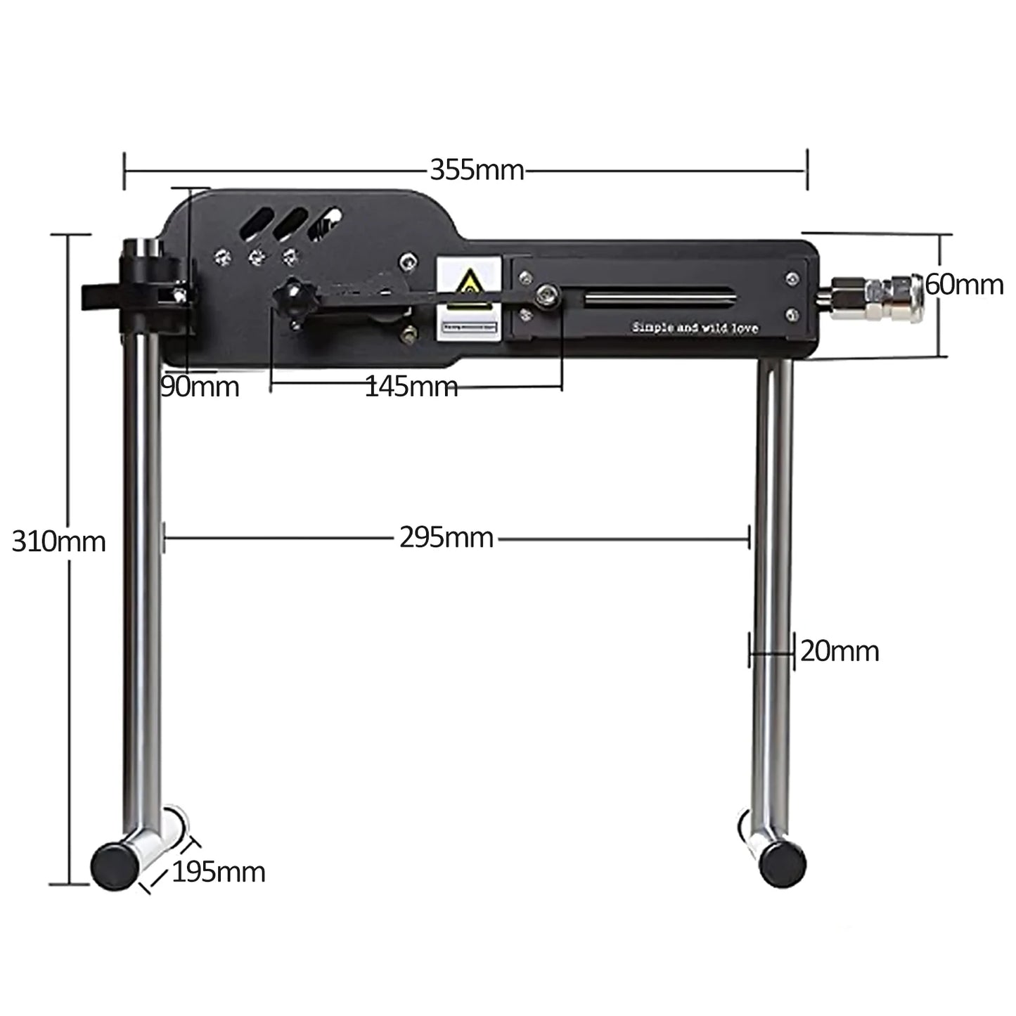 Automatic Machine for Women Thrusting Toy with Di*** Attachments Hands-Free Adult s** Toys