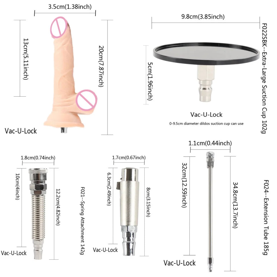 Automatic Machine for Women Thrusting Toy with Di*** Attachments Hands-Free Adult s** Toys