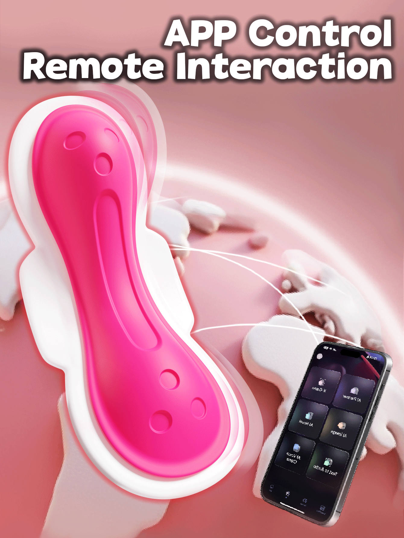 Mini Panty Massager Vibrator APP Remote Control Waterproof rator Female Massager
Quiet operation
USB charging 
Compact design
Discreet shipping