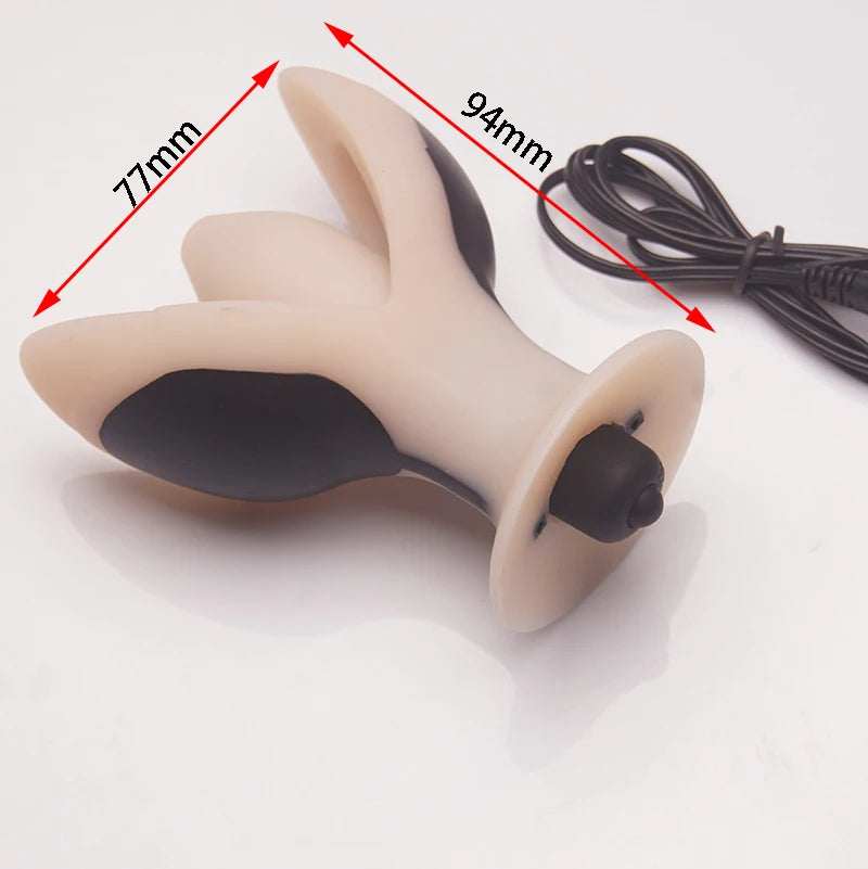 E stim Electrosex Electrostimulation Anal Butt Plug,Electric Shock Penis Cock Ring Stimulation,Electro Sex Cockring,BDSM Toys