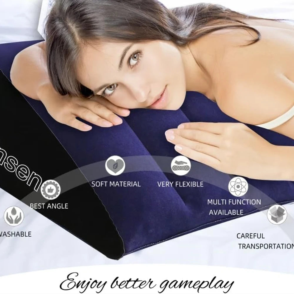 Sexy Pillow Multifunctional Sex Furniture  Air Magic Games Positions Cushion Couples BDSM Sofa Wedge Pad Sexual Life Inflatable