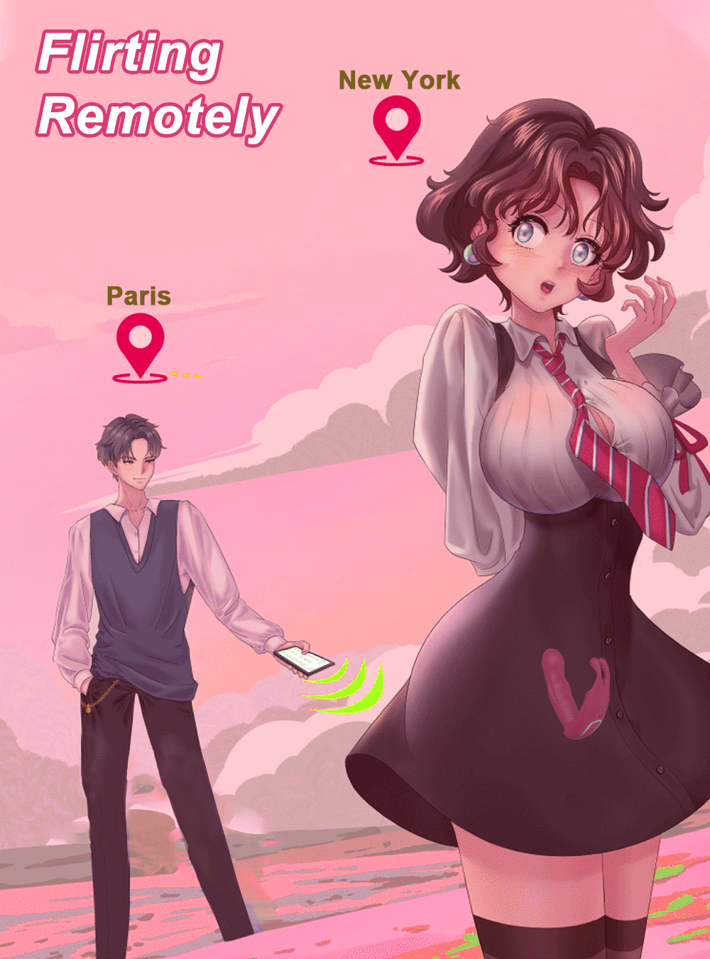 APP Bluetooth Control Vagina Vibrator Masturbation Women Clitoris Vibration Stimulator Wearable Vibrator Adult Erotica Products