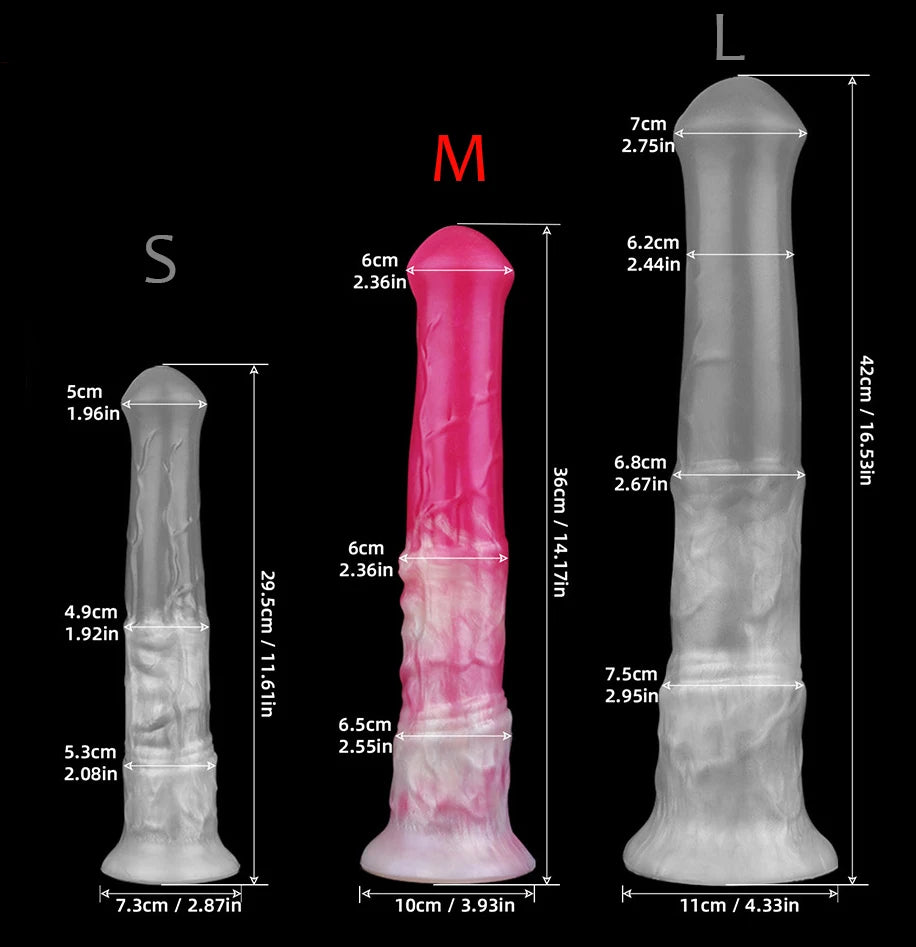 FAAK Squirting Penis Soft Silicone Fantasy Ejaculation Long Horse Dildo With Suction Cup Size S M L Penetration Anal Plug