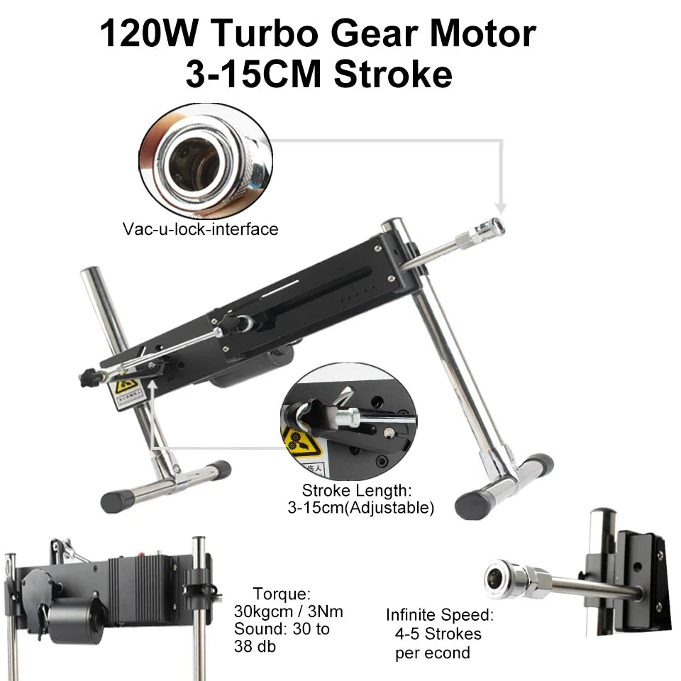 Automatic Machine for Women Thrusting Toy with Di*** Attachments Hands-Free Adult s** Toys