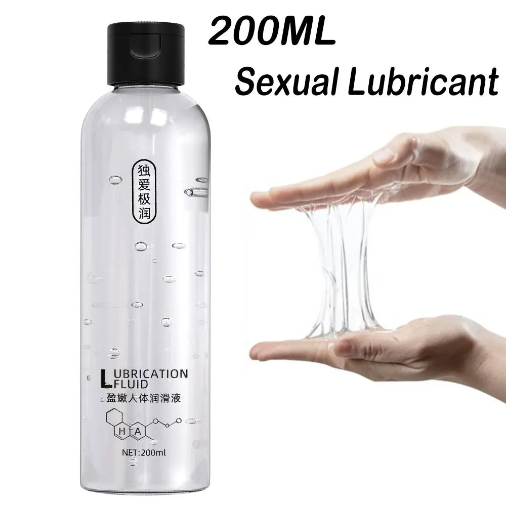 200ML Water based Lubricant Safe Intimate Gel Lube Lubricating Oil Adult For Women Men And Couple