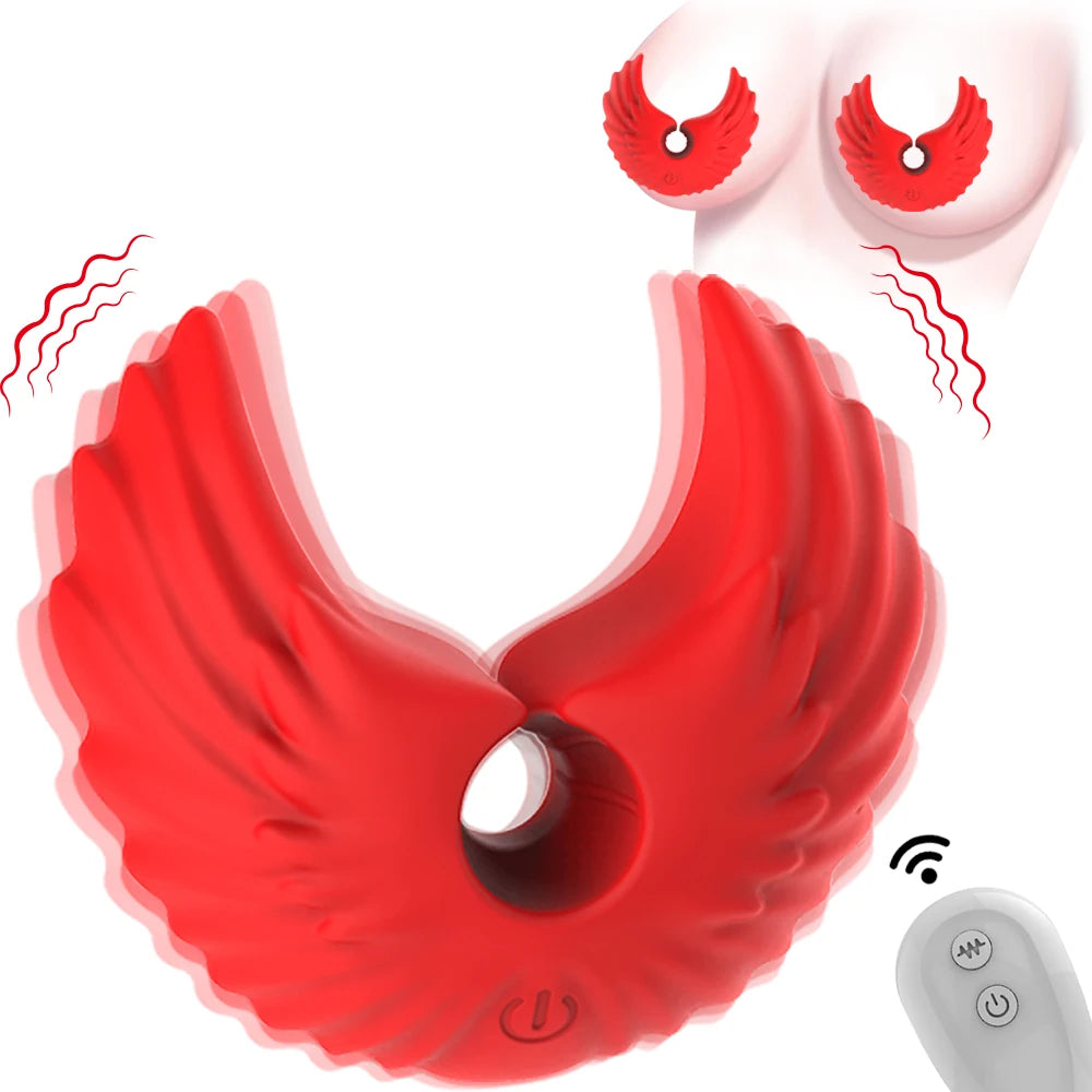 10 Modes Electric Nipple Clamps Vibrator Female Breast Massage Stimulator BDSM Games Breast Pleasure Sex Toys For Women Couples