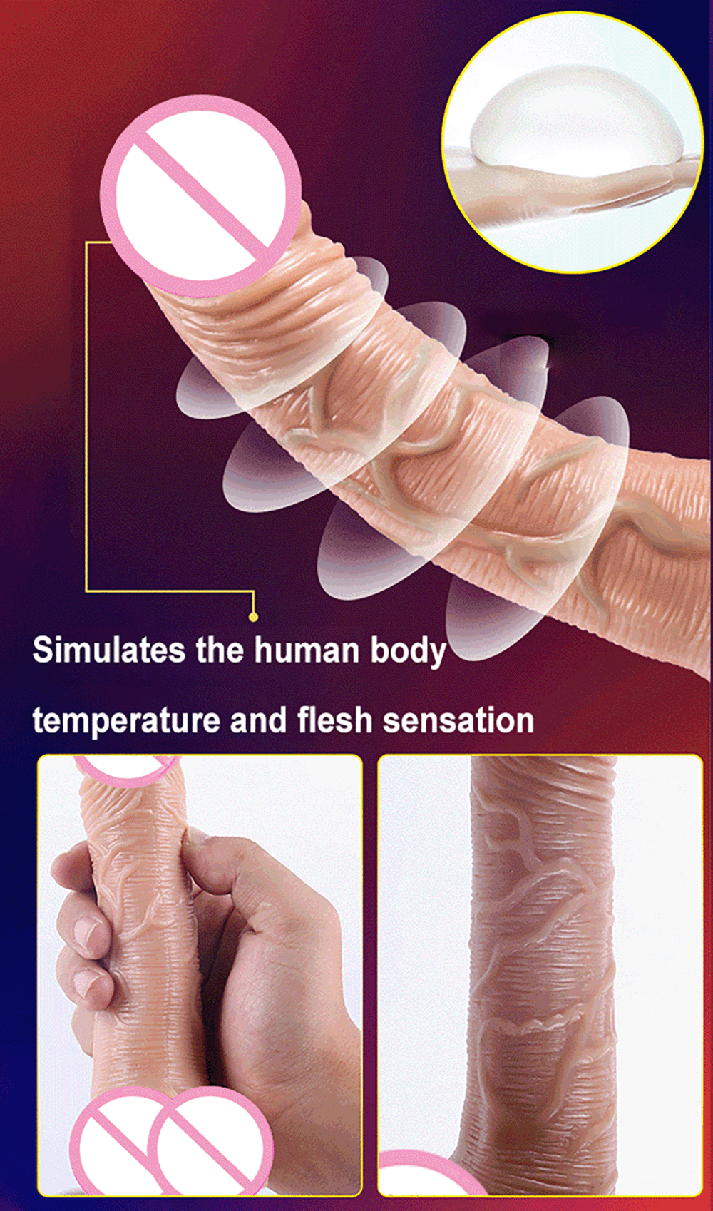 Big Dildo Vibrator Rechargeable Artificial Penis Telescopic Swing Heating Remote Silicone Dildos Control Vibrators For Women Gay