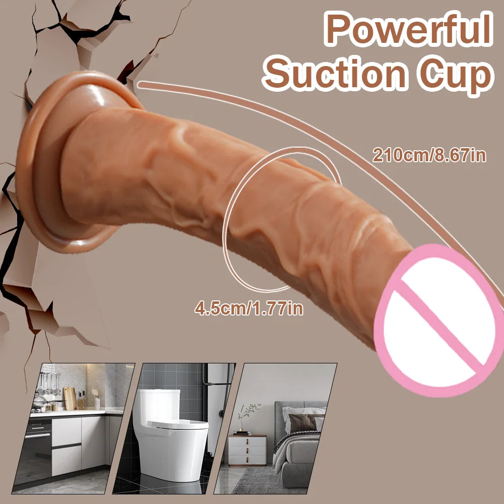 Strap On Dildo For Women Realistic Penis with Suction Cup  G-spot Anal Dildos Belt Wearable Panties Dick Sex Toys For Adult Vagi