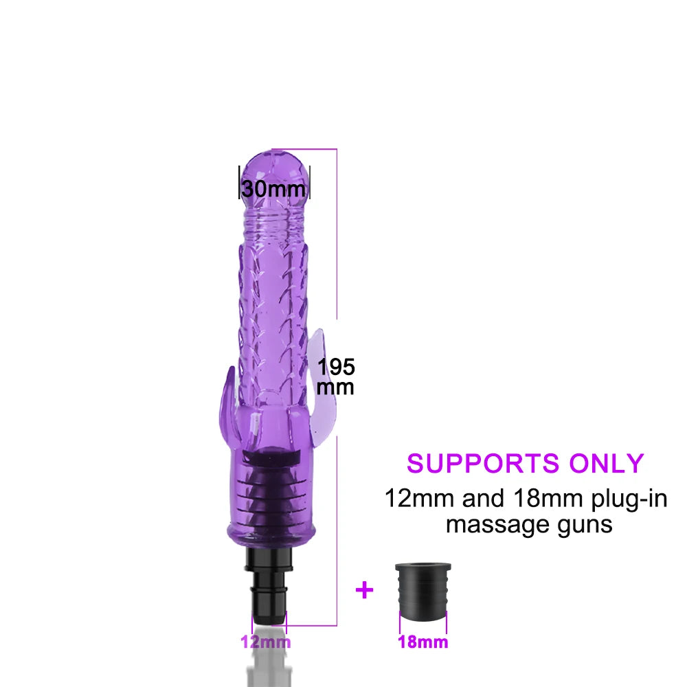2026 Mini Massage gun Automatic Silent Sex Machine Male Female Sex Toy Masturbator Enhance Pleasure Dildo Vibrator Adult Gift