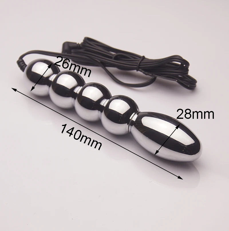 E stim Electrosex Electrostimulation Anal Butt Plug,Electric Shock Penis Cock Ring Stimulation,Electro Sex Cockring,BDSM Toys
