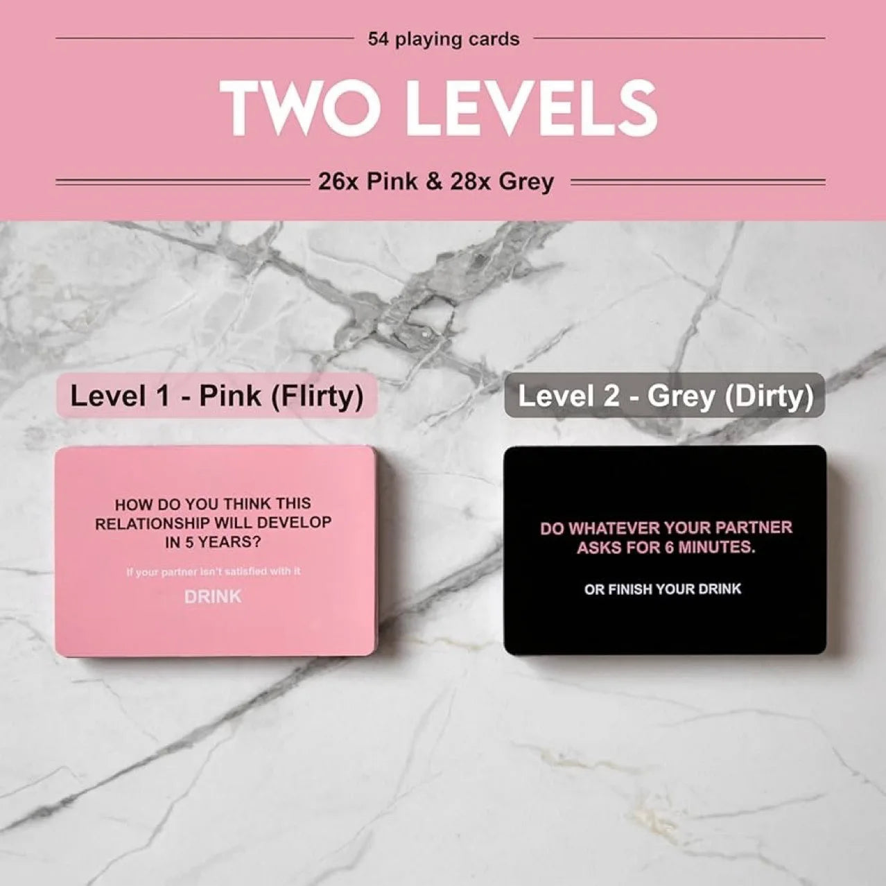 Drunk Lovers Card Game, 54 Playing Cards, Dating Games - Couples Drinking Games