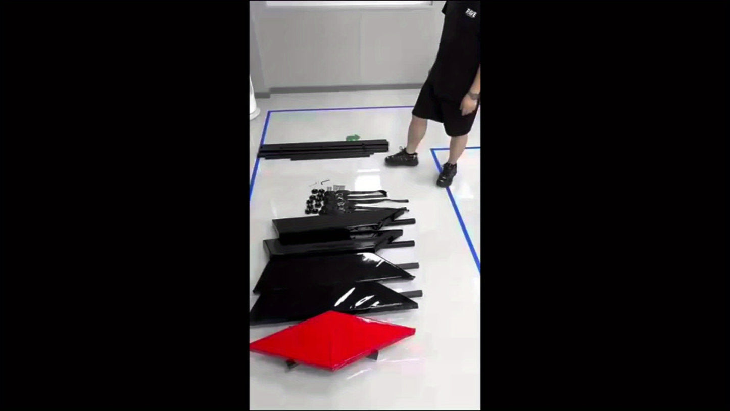 Sex Furniture, BDSM Dungeon Gear | Wrist-Ankle Cuffs Versatile Fetish Bondage | Height-Adjustable and Quick-Setup/Storage Bondage Gear for Couples, BDSM Lovers | Intimate Couples Play and Exploration of Self-Expression