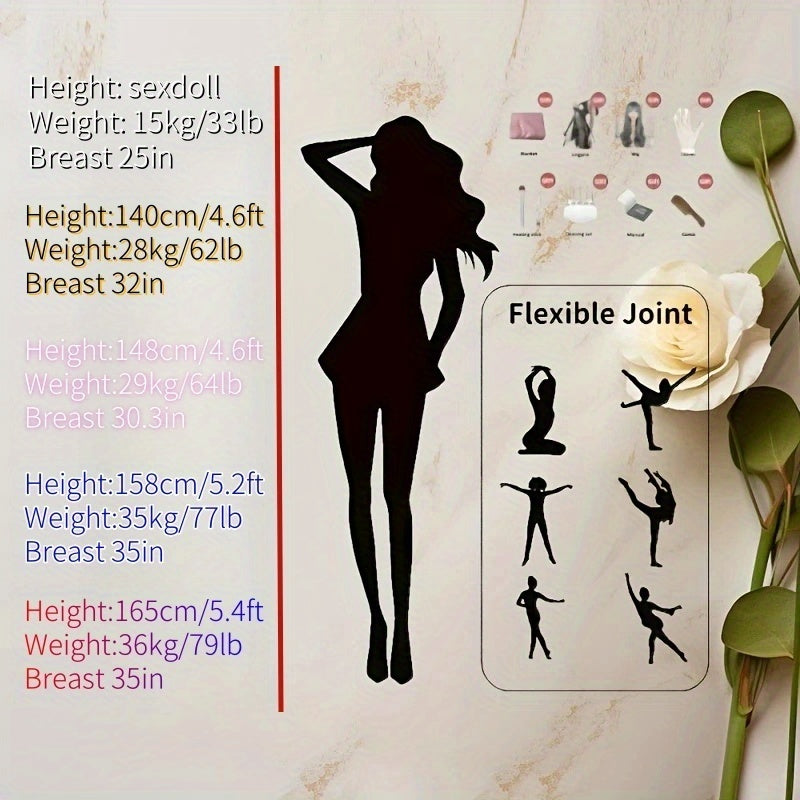 65in (Quick Shipping) 1pc Realistic Male Sex Doll, Soft And Tight Entrance Channel 3-in-1 Channel, TPE Adult Trunk Toy, Male Advanced Masturbator Simulation Sex Doll