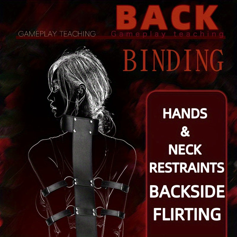 BDMS Restraint Strap Kit for Couples Bed Sex Toys with Adjustable Straps and Handcuffs, Restraint Accessories for Couples