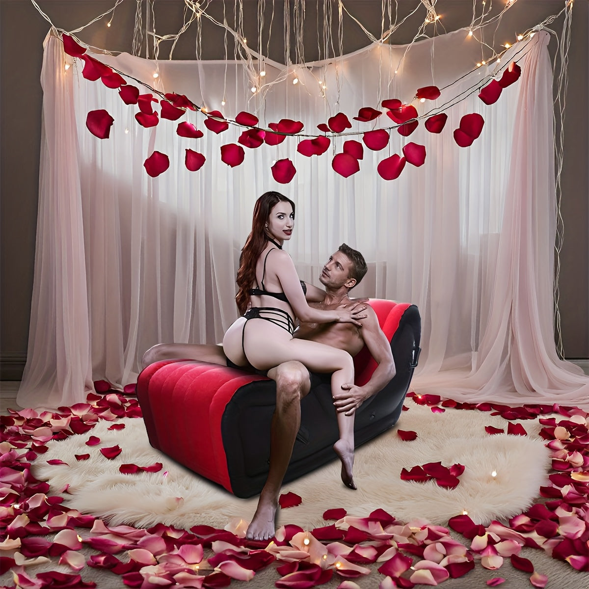 Sex Furniture, Built-in Automatic Inflatable Pump Sofa For G Spot Position Aids, Upgrade Thicken Material Sex Chair Cushion For Men Women Couples Sexual Pleasure