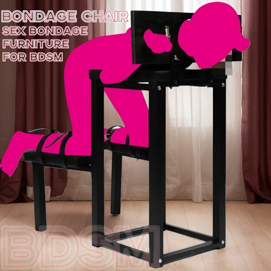 BDSM Sex Chair Bench With Handcuffs And Ankle Cuffs Bondage Chair With Cuffs Fetish BDSM Bondage Furniture For Adult Games