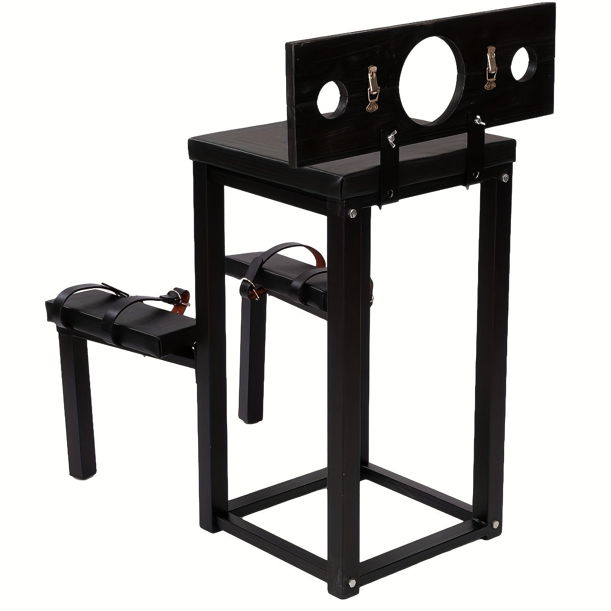 BDSM Sex Chair Bench With Handcuffs And Ankle Cuffs Bondage Chair With Cuffs Fetish BDSM Bondage Furniture For Adult Games