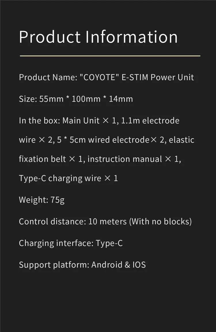 DG-LAB 3.0 E-Stim Power Box "PawPrints" Wireless Button APP Control Electric Shock Medical Themed Sex Electrical Stimulator Toys