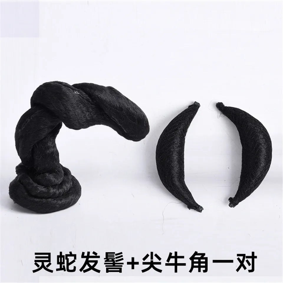 LM Synthetic Hanfu Ancient Costume Chinese Ancient Synthetic Wig Chignon Princess Hair Bun Cosplay Wig For Women