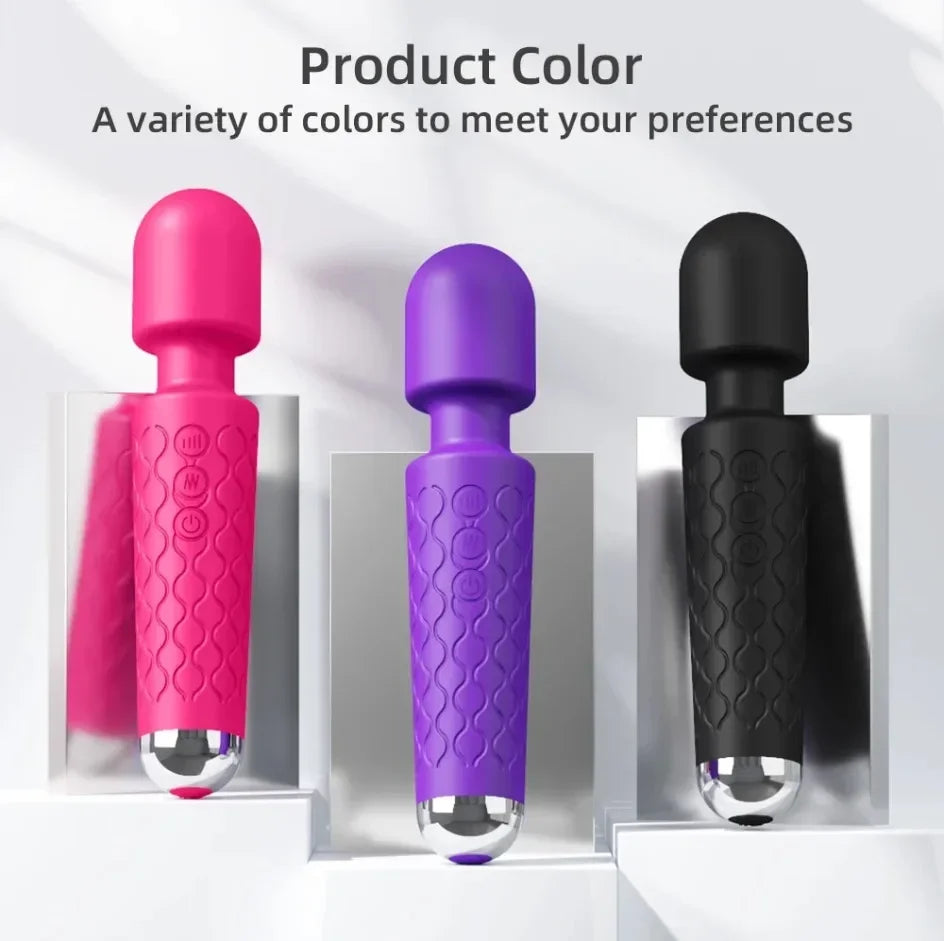 20 Speeds Powerful AV Vibrator for Women 
Mini Rechargeable Massager , Pocket Relax Vibes
Quiet operation
USB charging 
Compact design
Discreet shipping