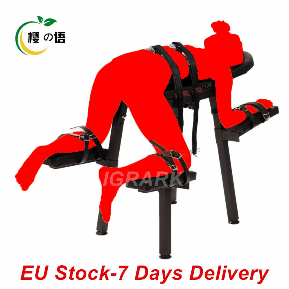 Adult Games Erotic Sex Toys For Couples Bedroom Sex Furniture Love Chair BDSM Bondage Restraints Waist Ankle Cuffs Handcuffs Kit