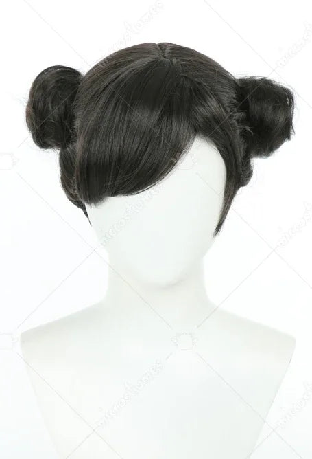 MICCOSTUMES Women's Chun Li Derivative Casual Outfit Halter Dress and Top with Bracelets Hairband Cosplay Costume