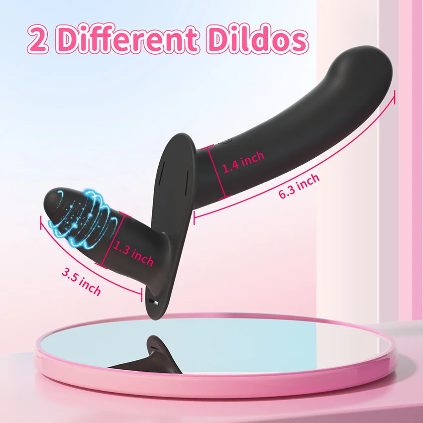 Remote Strap On Double Head Penetration Dildo Vibrator for Lesbian Wearable G-Spot Vagina Massager Sex Toys Adult Products 18+