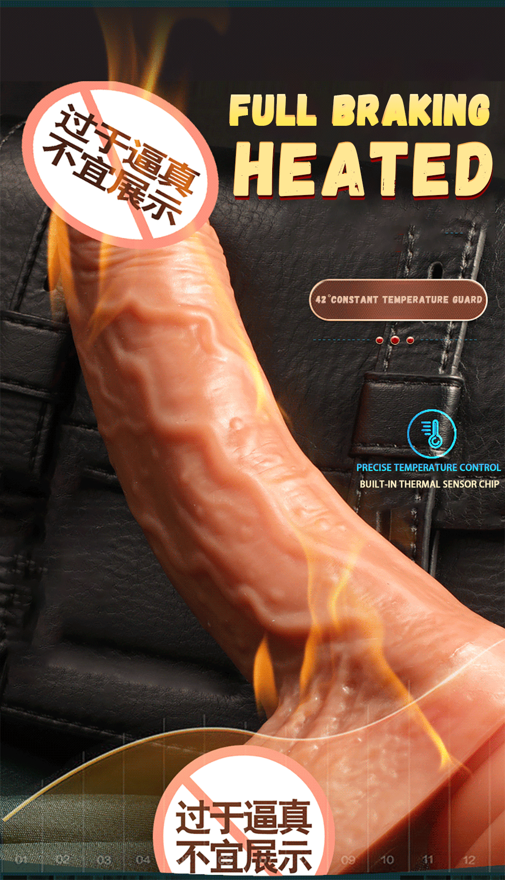 Big Dildo Vibrator Rechargeable Artificial Penis Telescopic Swing Heating Remote Silicone Dildos Control Vibrators For Women Gay