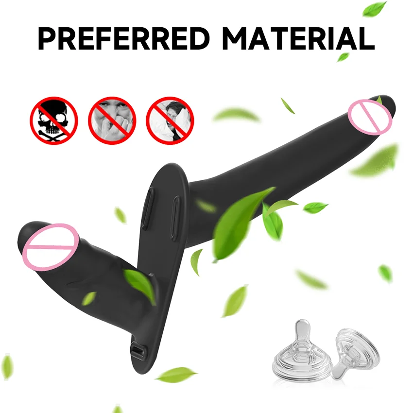 Remote Strap On Double Head Penetration Dildo Vibrator for Lesbian Wearable G-Spot Vagina Massager Sex Toys Adult Products 18+