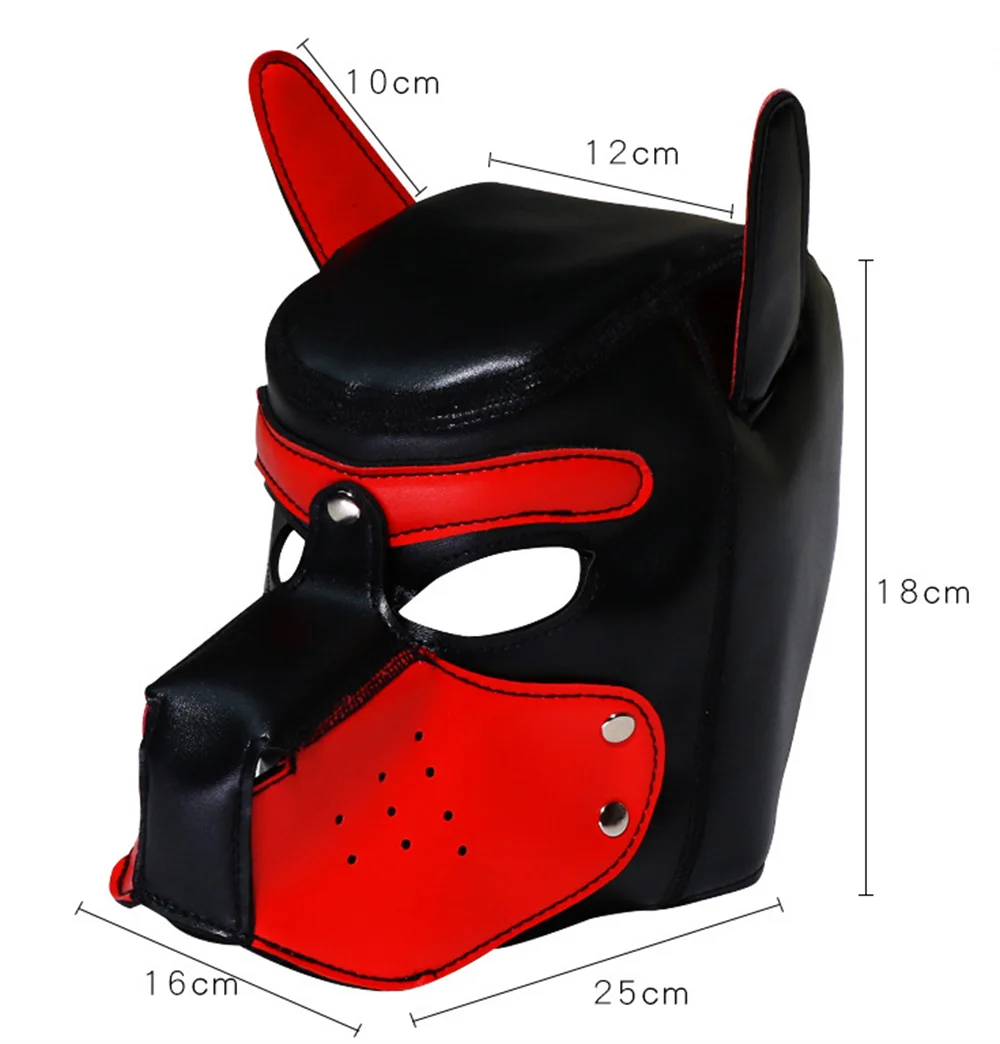 Adult Toys SM Sexy Dog Head Mask Adult Cosplay Games Bdsm Bondage Dog Hood Mask Adult Cosplay Game Adult Goods for Couples