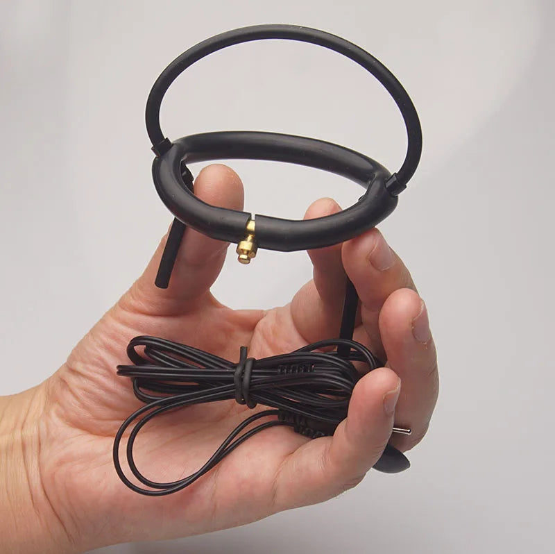 E stim Electrosex Electrostimulation Anal Butt Plug,Electric Shock Penis Cock Ring Stimulation,Electro Sex Cockring,BDSM Toys