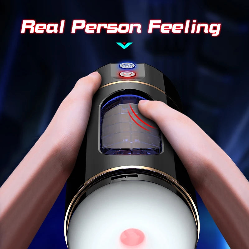 LILO Electric Auto-Stroking Masturbator Cup for Men - Smart Control, 10 Vibration Modes, Waterproof & Rechargeable Adult Sex Toy