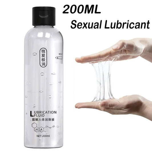 200ML Water based Lubricant Safe Intimate Gel Lube Lubricating Oil Adult For Women Men And Couple