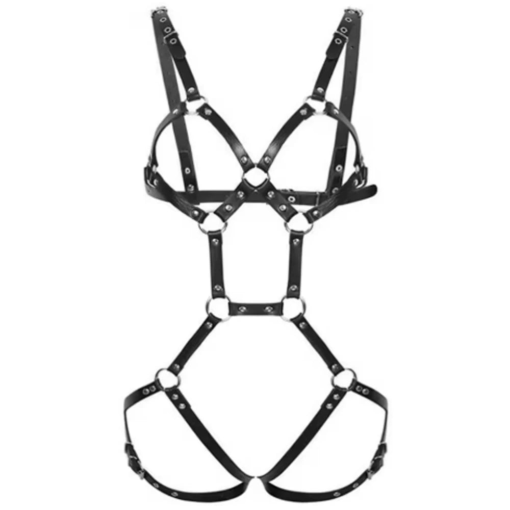 Sex Toys for Women Sexy Harness Corset Leather Lingerie BDSM Bondage Couple Game Product Female Adult Accessories