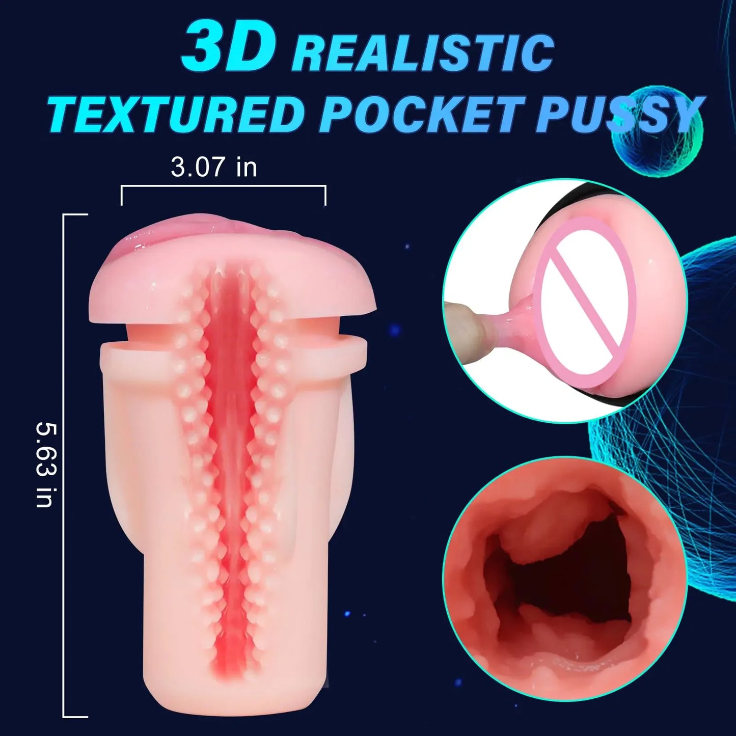 Realistic Vagina Automatic Male Masturbator Pocket Pussy Thrusting Sucking Blowjob Penis Vibrator Massager Adult Sex Toys 18
