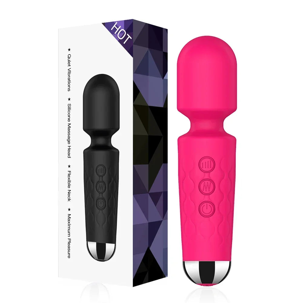 20 Speeds Powerful AV Vibrator for Women 
Mini Rechargeable Massager , Pocket Relax Vibes
Quiet operation
USB charging 
Compact design
Discreet shipping