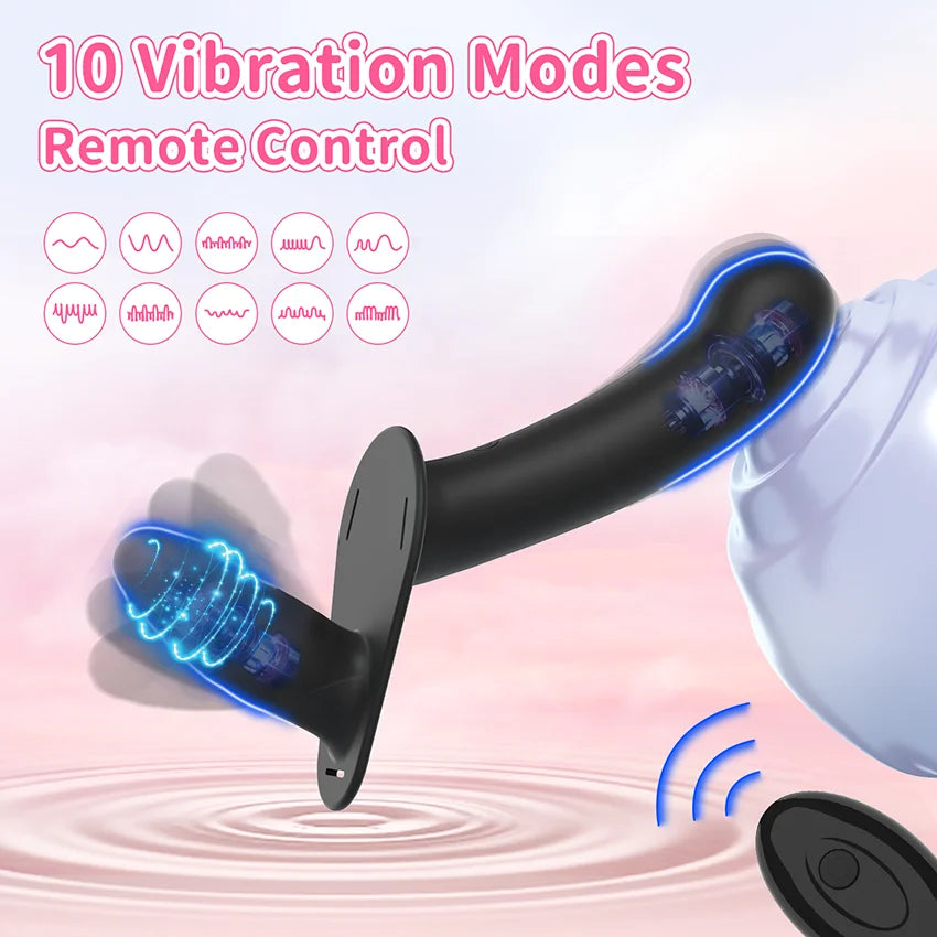 Remote Strap On Double Head Penetration Dildo Vibrator for Lesbian Wearable G-Spot Vagina Massager Sex Toys Adult Products 18+